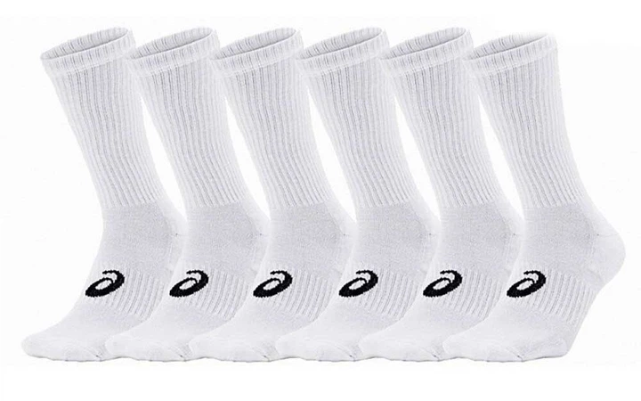 Шкарпетки Asics Crew Sock 39-42 6 пар (141802-0001) white - Фото 2 Шкарпетки Asics Crew Sock 39-42 6 пар (141802-0001) white - зображення 2