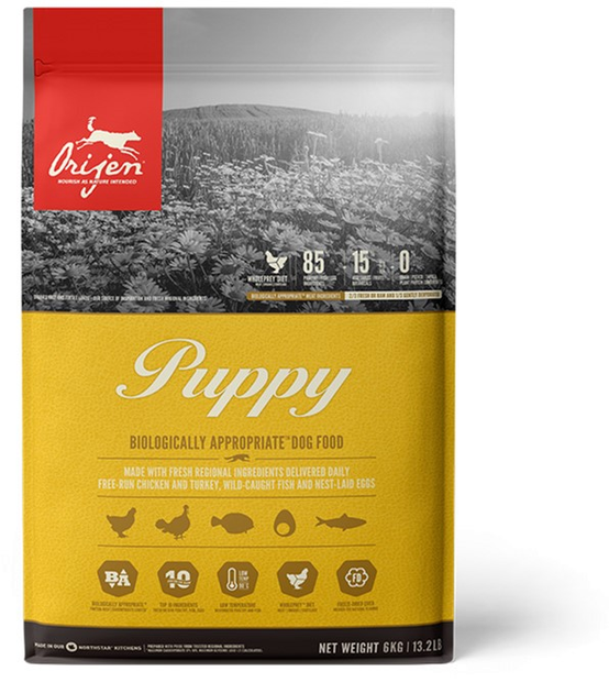 Сухой корм для щенков малых и средних пород Orijen Puppy 6 кг (o18060) - изображение 2