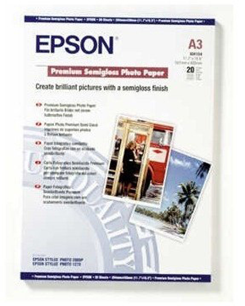 Фотопапір Epson Premium Semigloss Photo Paper A3 20 л (C13S041334) - зображення 1