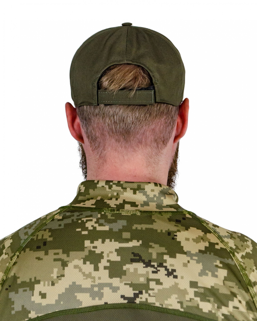 Кепка армейская Хаки Бейсболка военная с липучкой - изображение 2