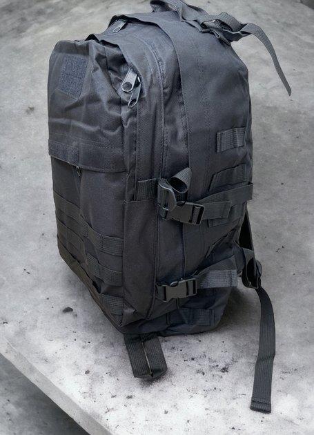Рюкзак тактический Assault Army 30 литров 48x32x15 черний 8210 - изображение 2