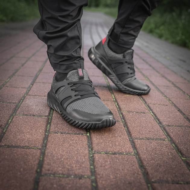 Мужские тактические кроссовки летние M-Tac размер 44 (28 см) Черный (Trainer Pro Vent Black/Grey) - изображение 2
