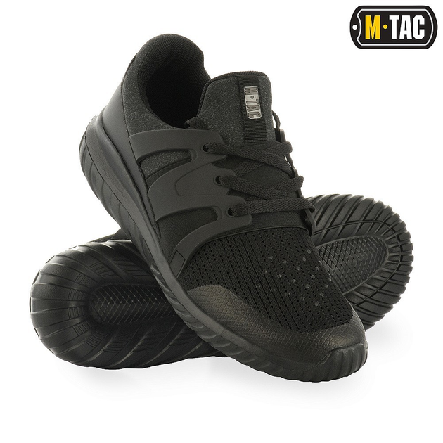 Мужские тактические кроссовки летние M-Tac размер 40 (25,5 см) Черный (Trainer Pro Vent Black) - изображение 1