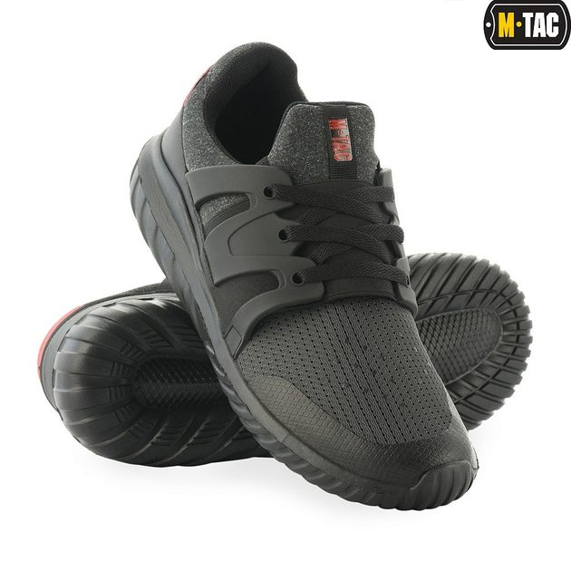 Мужские тактические кроссовки летние M-Tac размер 42 (27 см) Черный (Trainer Pro Vent Black/Grey) - изображение 1