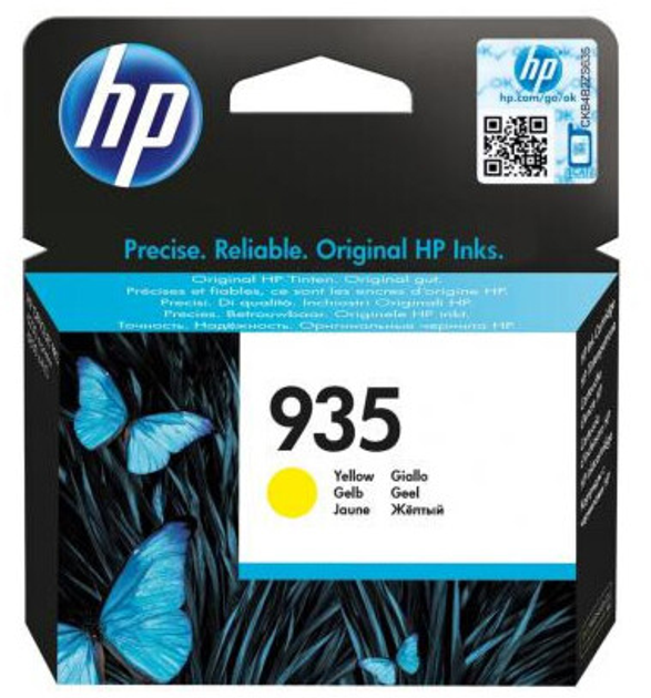 Tusz HP No. 935 OfficeJet Pro (C2P22AE) Yellow - obraz 1