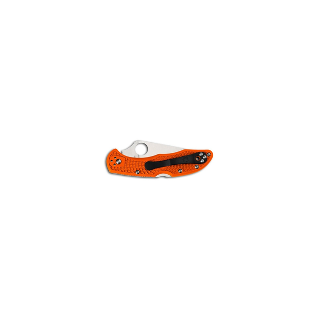 Ніж Spyderco Delica 4 Flat Ground Orange (C11FPOR) - зображення 2