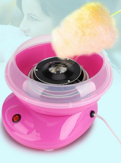 Аппарат для приготування солодкої сахарної вати Cotton Candy Maker №A2-39 Розовий - зображення 7