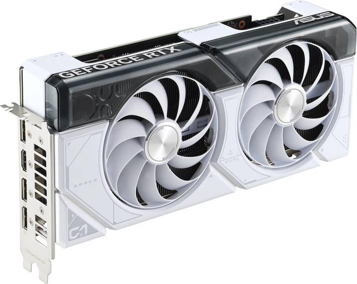 Видеокарта ASUS PCI-Ex GeForce RTX 4070 Dual White OC Edition 12GB