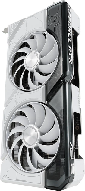 Видеокарта ASUS PCI-Ex GeForce RTX 4070 Dual White OC Edition 12GB