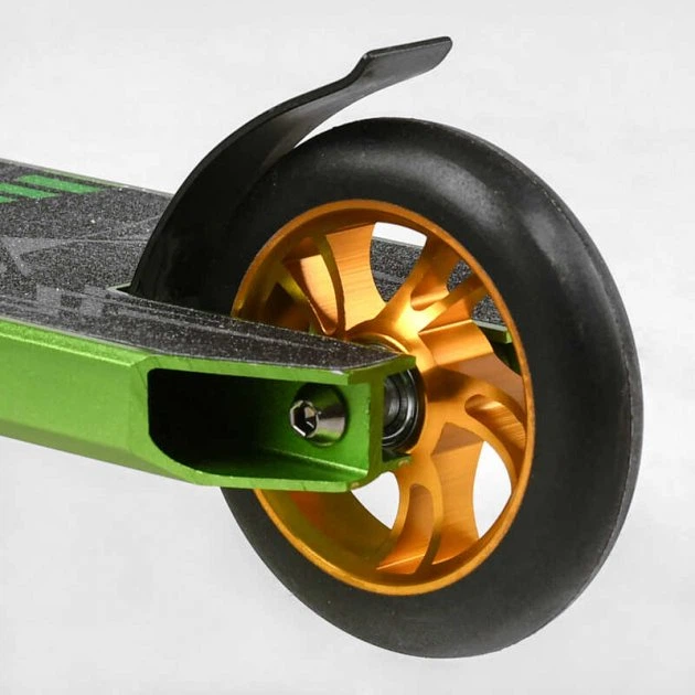 Самокат трюковий BS-9621 Best Scooter (4) HIC-система, алюмінієвий диск та дека, АНОДОВАНЕ ФАРБУВАННЯ, колеса PU, d=110 мм, ширина керма – 58 см - изображение 5