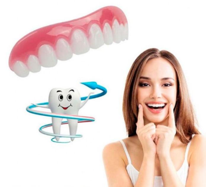 Знімні накладні вініри для зубів верхньої щелепи Perfect Smile Veneers ...