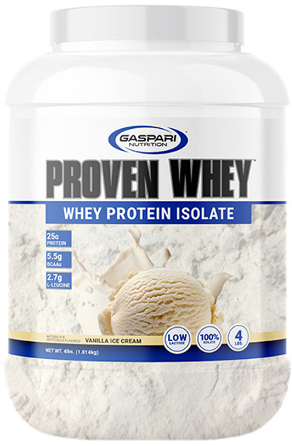 Protein Gaspari Nutrition Proven Whey 1814 g Vanilla (646511032088) - obraz 1