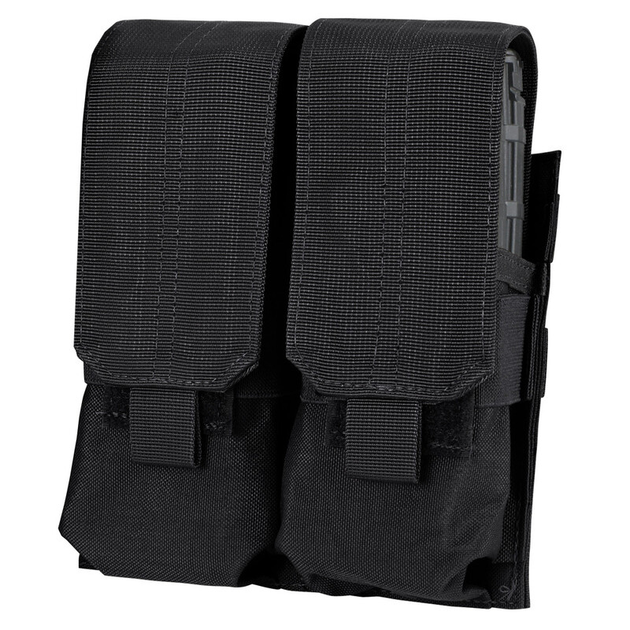 Подсумок для AR магазинов для карабина молле Condor Double M4 Mag Pouch MA4 Чорний - изображение 1