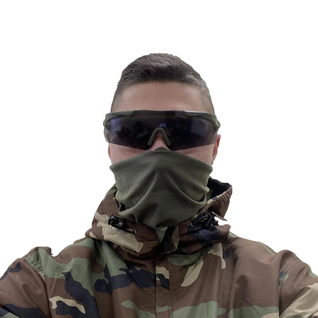 Защитные тактические армейские очки ESS Олива .3 комплектов линз.Толщина линз 3 мм ! - изображение 2