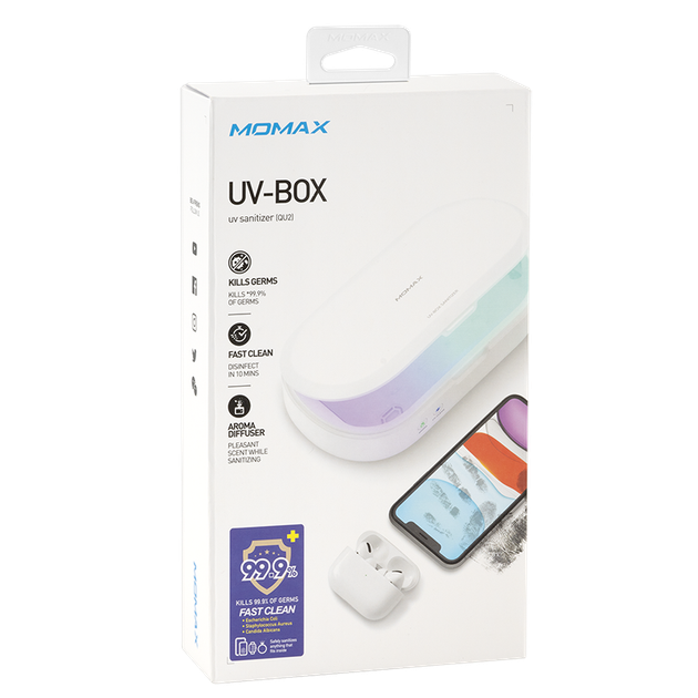Лампа дезинфицирующая бокс Momax QU2W UV-Box Sanitizer - изображение 6