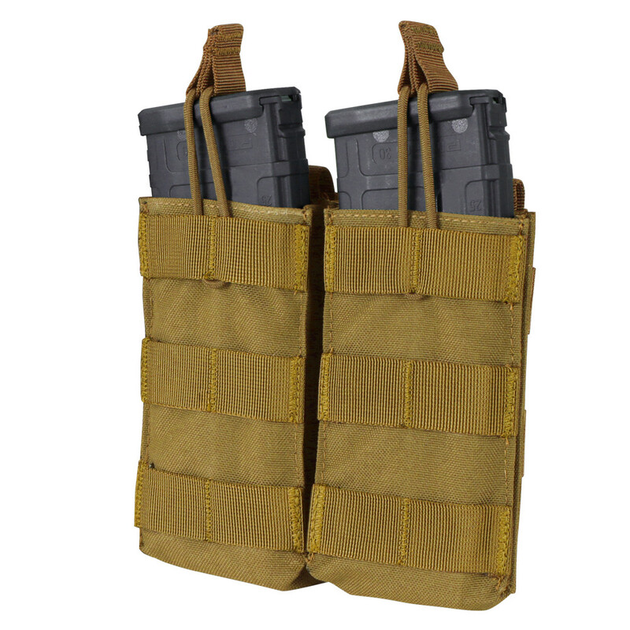 Підсумок для магазинів подвійний молле Condor Double M4/M16 Open Top Mag Pouch MA19 Coyote Brown - зображення 1