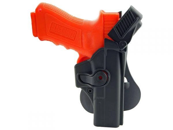 Тактическая полимерная кобура для Glock 17, LEVEL 3 IMI-Z1410 Чорний - изображение 1