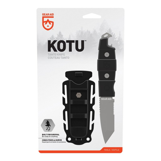 Дайверский нож на молле Gear Aid Kotu Tanto Knife 62040/62045 Чорний - изображение 1