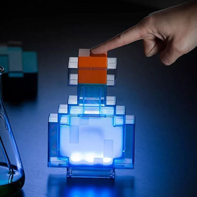 Ночник Майнкрафт Зелье Minecraft Potion Bottle лампа LED светодиодная ...