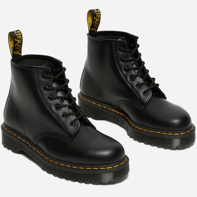 Glany damskie skórzane na platformie Dr. Martens 101 Bex Smooth 26203001 36 (5US) 22.5 cm Czarne (190665353921) - obraz 2