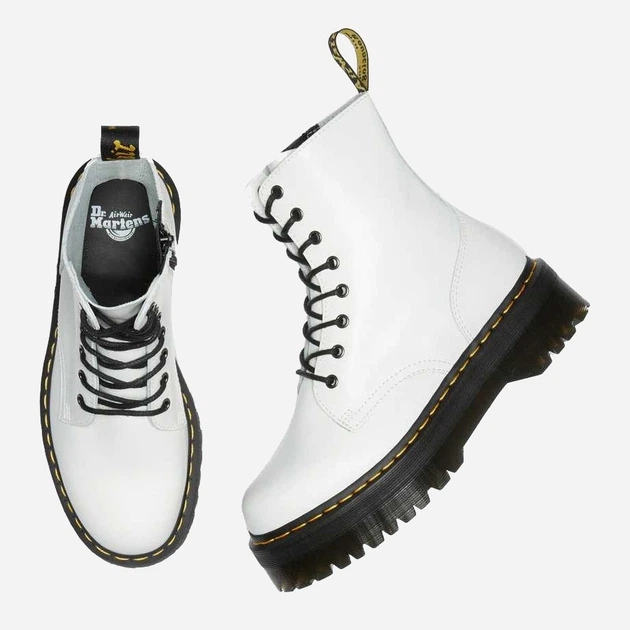 Жіночі черевики високі Dr. Martens Jadon 15265100 37 (6US) 23.5 см Білі (883985635364) - зображення 5