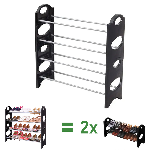 Полка для обуви разборная Shoe Rack 4 полки – фото, отзывы ...