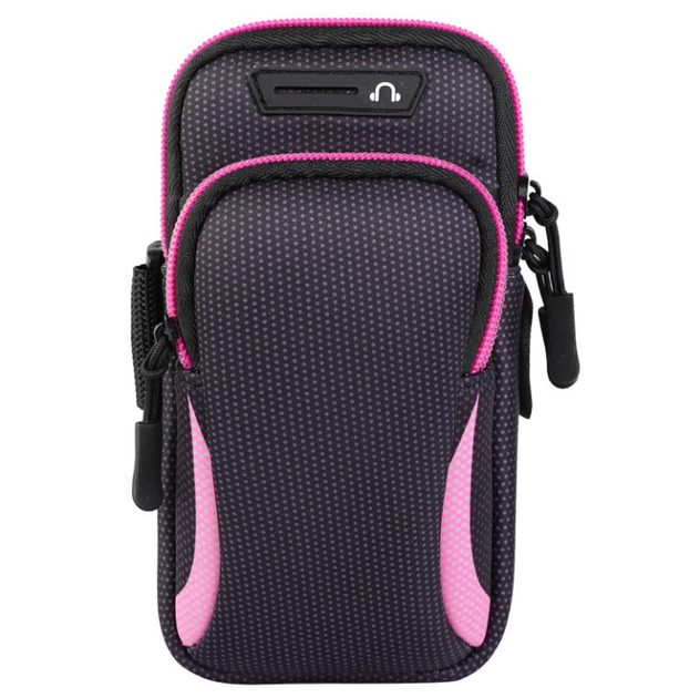 Чехол на руку Primo Sport универсальный спортивный для телефона до 6.5" - Black-Pink - Фото 1 Чехол на руку Primo Sport универсальный спортивный для телефона до 6.5" - Black-Pink - изображение 1