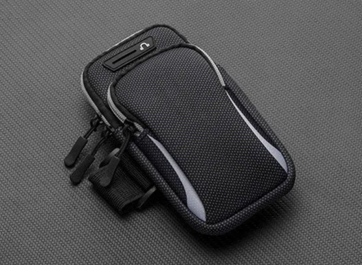 Чехол на руку Primo Sport универсальный спортивный для телефона до 6.5" - Black-Grey - Фото 3 Чехол на руку Primo Sport универсальный спортивный для телефона до 6.5" - Black-Grey - изображение 3
