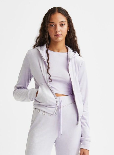Жіноча спортивна кофта H&M (55591) M Фіолетова - изображение 4