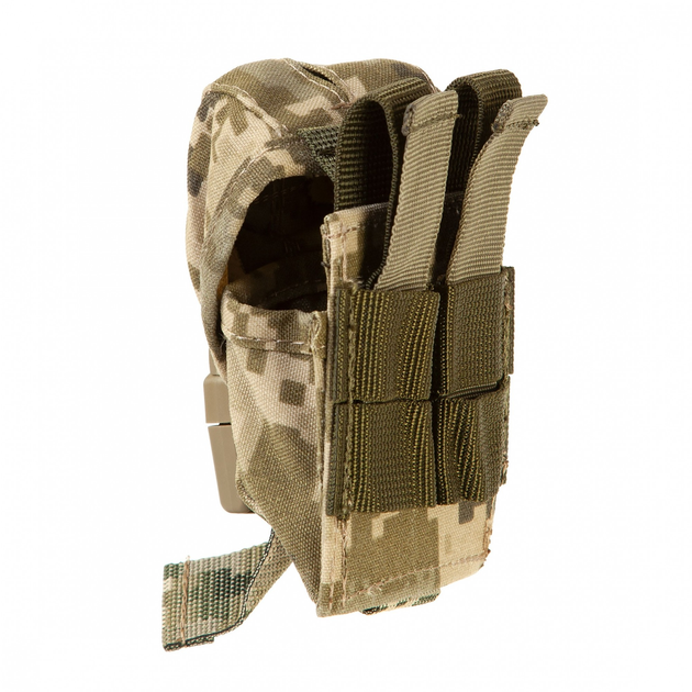Военный Подсумок под гранаты M67 Molle Cordura пиксель Тактический для ЗСУ сумка армейская штурмовая - изображение 2