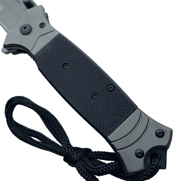 Нож складной Browning черный полуавтомат - изображение 2