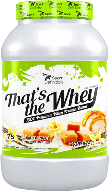 Białko Sport Definition Thats The Whey 2270 g Jar Vanilla Toffee (5906660497325) - obraz 1