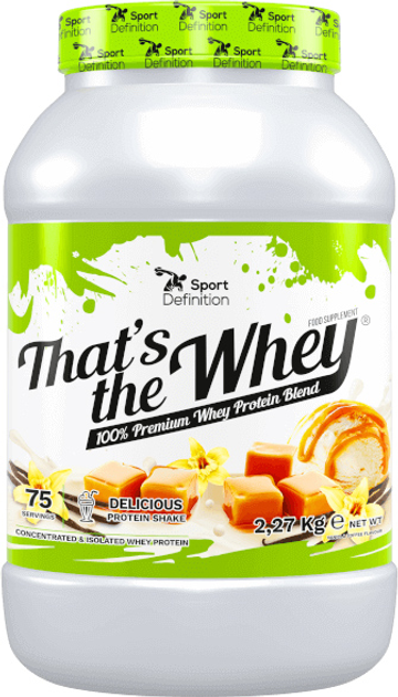 Протеїн Sport Definition Thats The Whey 2270 г Ванільна іриска (5906660497325) - зображення 1