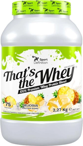 Białko Sport Definition Thats The Whey 2270 g Jar White Chocolate Pineapple (5902811801508) - obraz 1