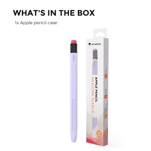 Силиконовый чехол AhaStyle Protective Sleeve Purple для Apple Pencil 2 - Фото 4 Силиконовый чехол AhaStyle Protective Sleeve Purple для Apple Pencil 2 - изображение 4