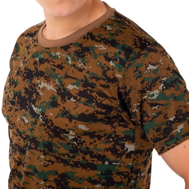 Летняя футболка мужская тактическая Jian 9184 размер XL (50-52) Камуфляж Surpat - изображение 2