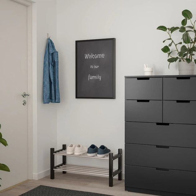 Крейдова дошка IKEA SÄVSTA чорний 50х70 см 804.193.67 - зображення 5