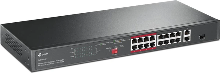 PoE-комутатор TP-LINK TL-SL1218P - зображення 2