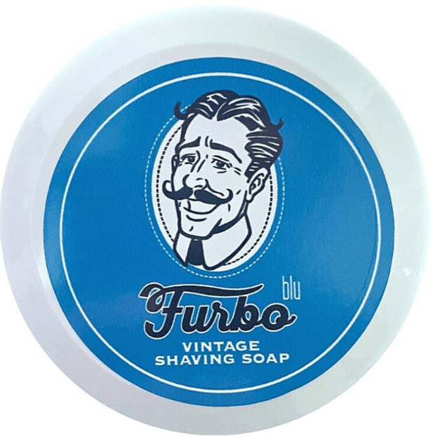 Мило для гоління Furbo Vintage Blue Shaving Soap 100 мл (8056471907548) - зображення 1