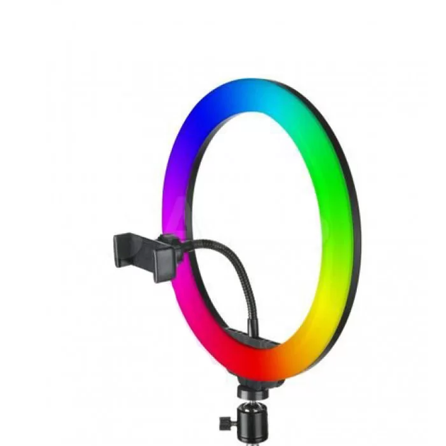 Кільцева LED лампа для зйомки з тримачем телефону XPRO M320 USB 33cm (40746-M320) - зображення 3