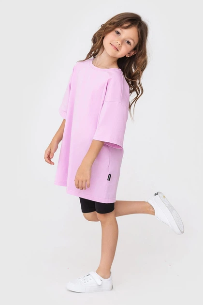 Дитяча футболка KIDS бузкова 146/152 (7770166) - зображення 4