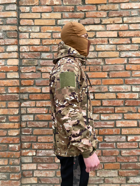 Куртка чоловіча тактична HAN WILD G8 на флісі ЗСУ Мультикам 20222214-M 10462 M хакі - зображення 2