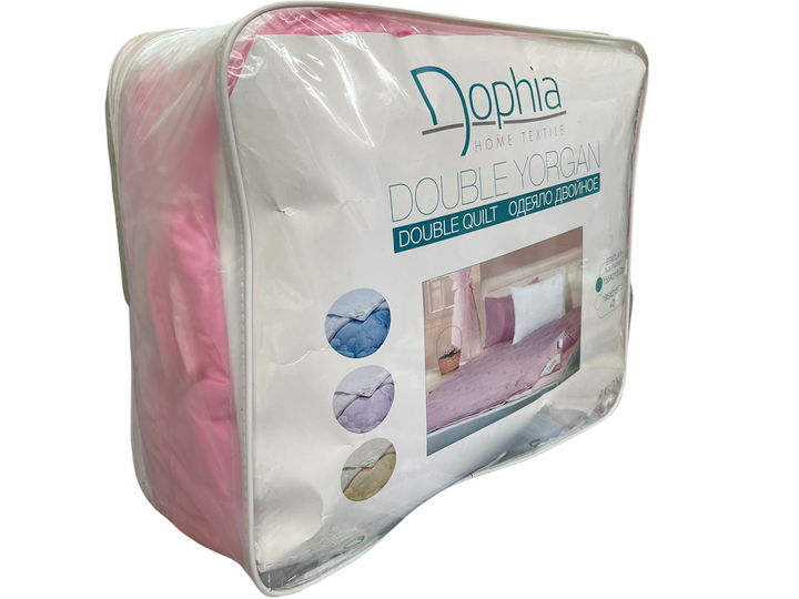 Ковдра Le Vele Dophia Double Pink нанофайбер 215х155 см 2 шт рожева - зображення 3