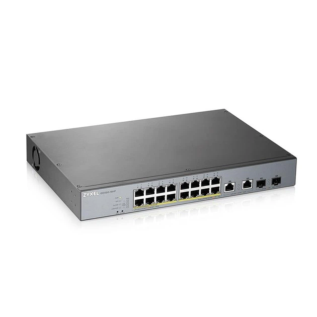Комутатор для відеоспостереження ZYXEL GS1350-18HP (GS1350-18HP-EU0101F) (16xGE PoE+, 2xGE/SFP, PoE max 250W, NebulaFlex Pro, питание до 250м, автоперезагрузка PoE-портов, L2) - зображення 8
