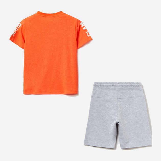Garnitur dla dzieci (t-shirt + spodenki) OVS 1786589 110 cm Pomarańczowy (8057274849493) - obraz 2