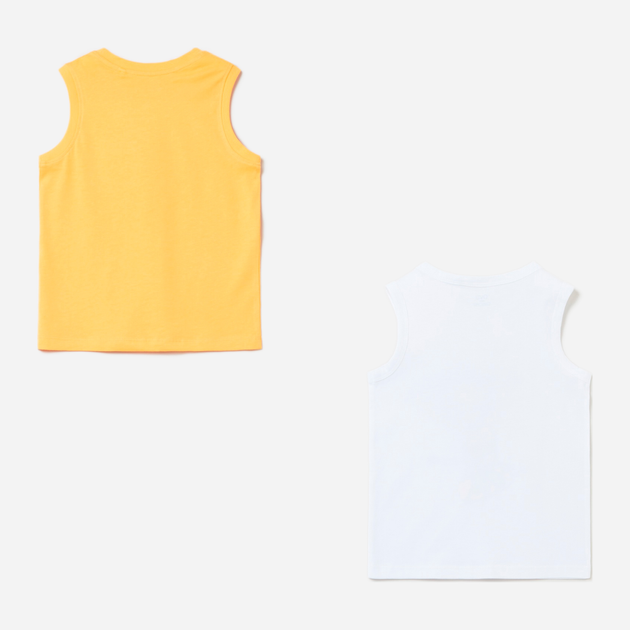 Zestaw koszulek dziecięcych 2 szt. OVS 1790120 134 cm Biały (8057274906073) - obraz 2