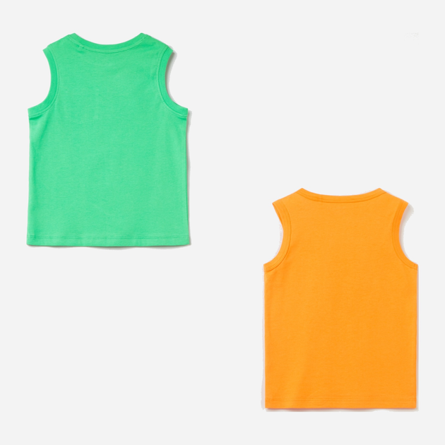 Zestaw koszulek dziecięcych 2 szt. OVS 1790127 104 cm Pomarańczowy (8057274906097) - obraz 2