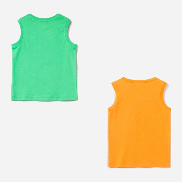 Zestaw koszulek dziecięcych 2 szt. OVS 1790127 134 cm Pomarańczowy (8057274906141) - obraz 2