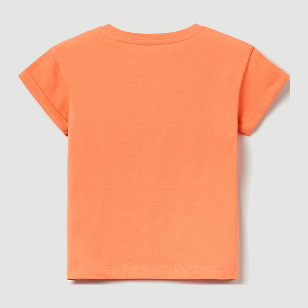 Дитяча футболка для дівчинки OVS 1790536 122 см Помаранчева (8057274915136) - зображення 2
