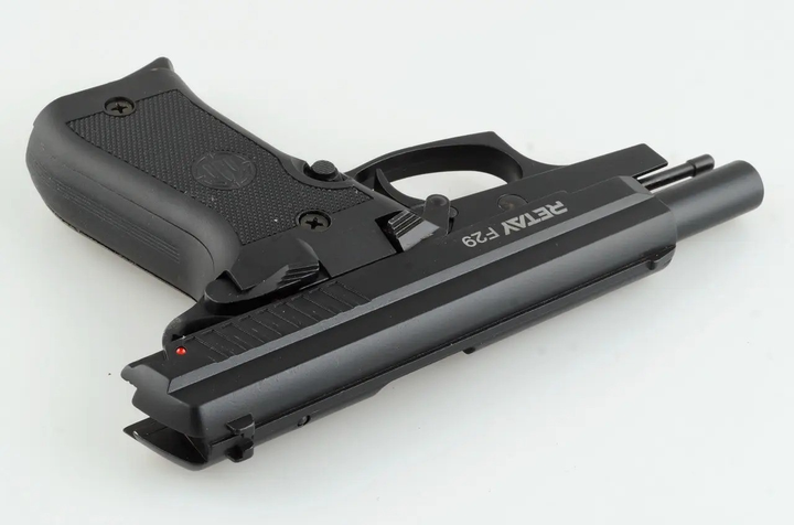 Стартовий пістолет RETAY F29 Black + Патрони 25шт. - зображення 2